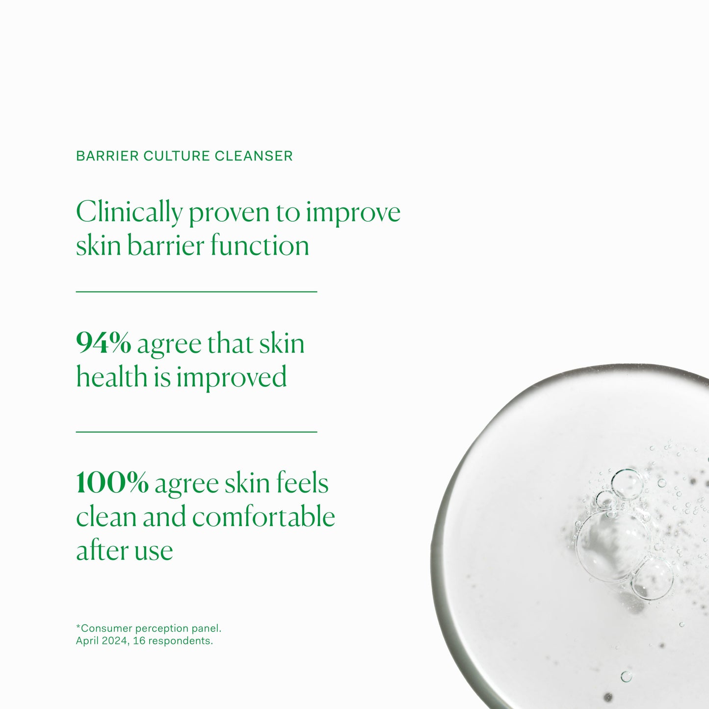 BARRIER CULTURE CLEANSER single The Nue Co. 