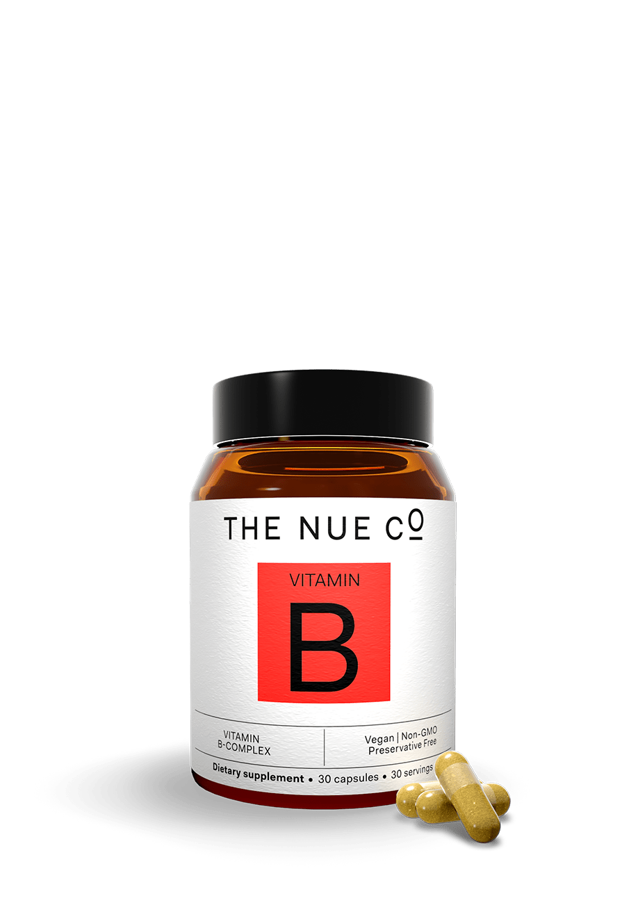 B-COMPLEX Single The Nue Co. 30 CAPS JAR 