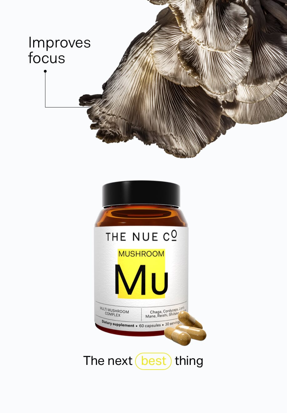 MULTI MUSHROOM COMPLEX Single The Nue Co. 